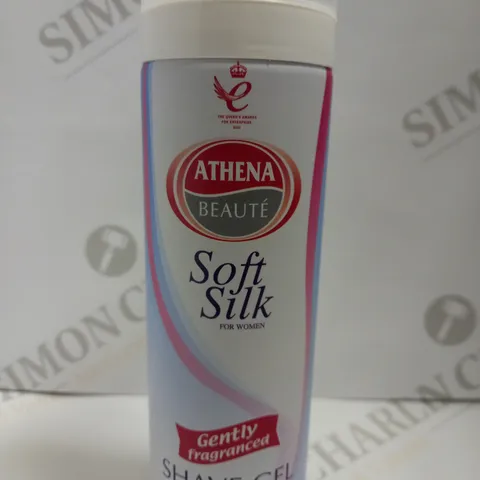 BOX OF APPROX 9 ATHENA BEAUTE SOFT SILK SHAVE GEL - 9X200ML