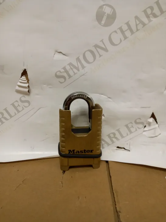 MASTER LOCK M1177EURD BRASS HEAVY DUTY SOLID PADLOCK