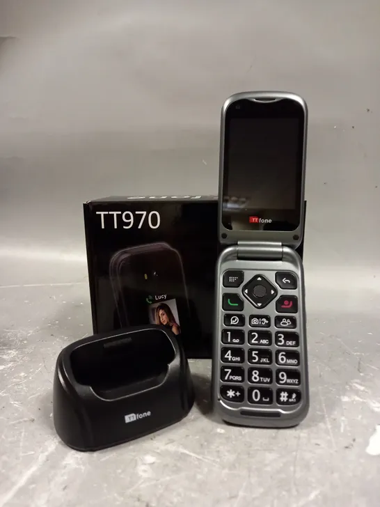 BOXED TT FONE TT970 FLIP MOBILE PHONE 