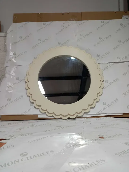 BUNDLEBERRY BY AMANDA HOLDEN SCALLOPED EDGE WALL MIRROR