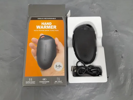 BOXED 5200 MAH HAND WARMER WITH POWER BANK FUNCTION