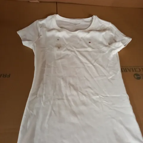 WOMENS TOMMY HILFIGER WHITE T-SHIRT SIZE M