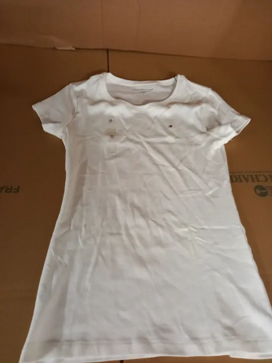 WOMENS TOMMY HILFIGER WHITE T-SHIRT SIZE M