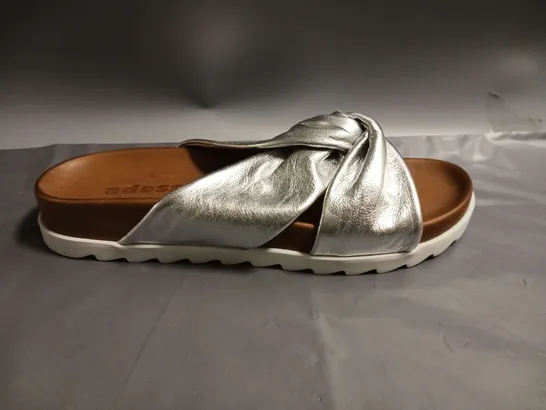 ADESSO LADIES SLIDERS SILVER SIZE EU 39