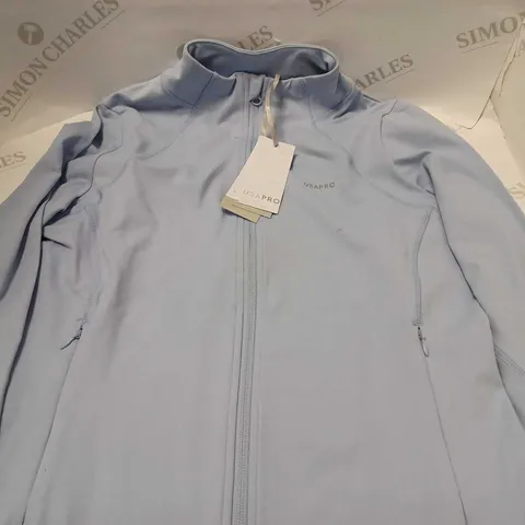 USA PRO FITNESS BRUNERA BLUE JACKET - SIZE 16 