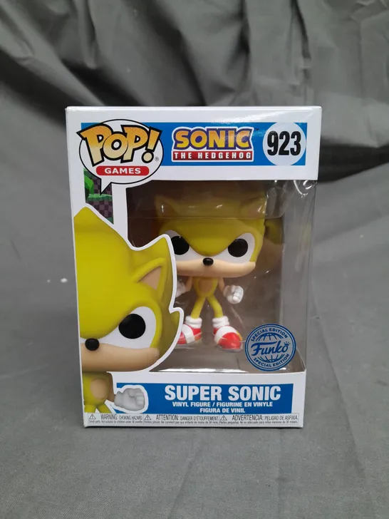 POP! GAMES SONIC THE HEDGEHOG - SUPER SONIC VINYL FIGURE - 923