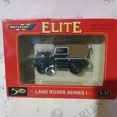 BOXED BRITAINS ELITE 1:32 SCALE LAND ROVER SERIES I DIE-CAST MODEL