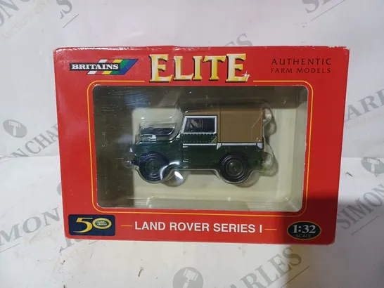 BOXED BRITAINS ELITE 1:32 SCALE LAND ROVER SERIES I DIE-CAST MODEL