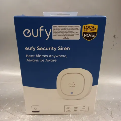 BOXED SEALED EUFY SECURITY SIREN 