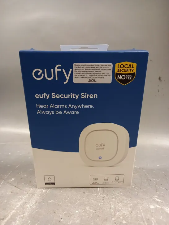 BOXED SEALED EUFY SECURITY SIREN 