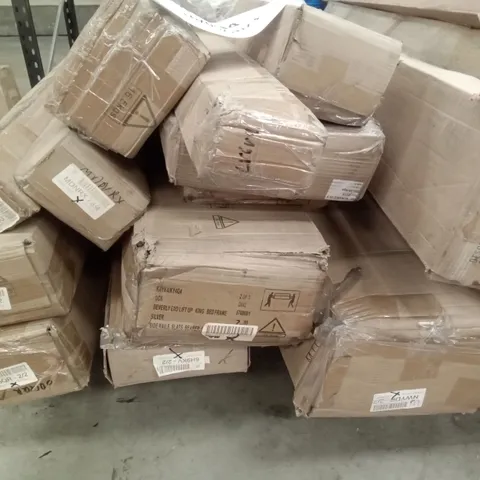 PALLET OF ASSORTED FLAT PACK FURNITURE PARTS