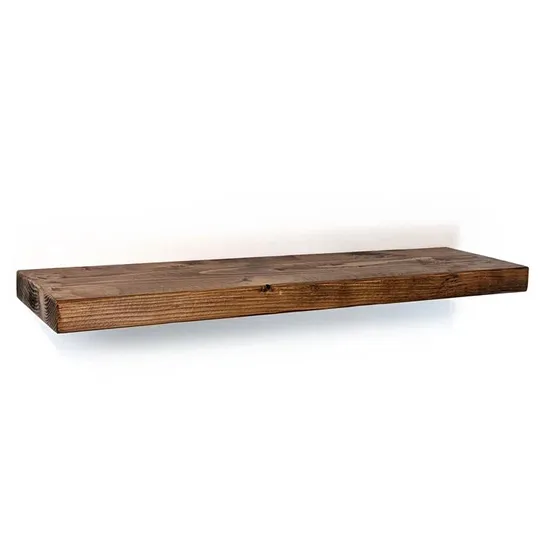 BOXED AGNETE OAK SOLID WOOD FLOATING SHELF