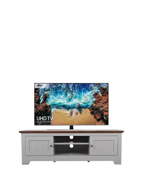 BOXED DEVON GREY TV UNIT 