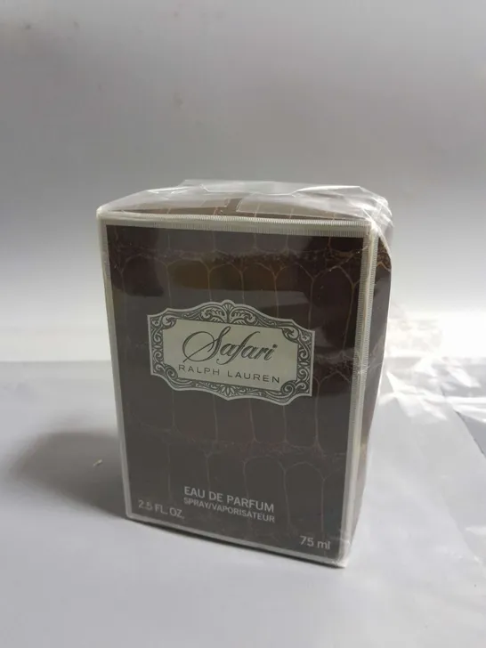 BOXED AND SEALED SAFARI RALPH LAUREN EAU DE PARFUM 75ML