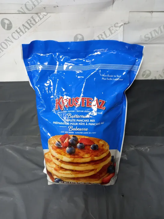 SEALED KRUSTEAZ BUTTERMILK COMPLETE PANCAKE MIX 4.53KG