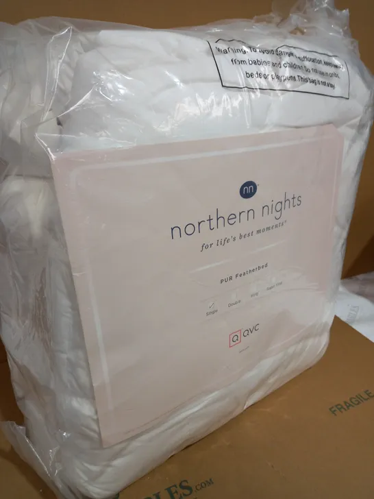 NORTHERN NIGHTS XTRA DEEP FEATHERBED DUVET - SINGLE