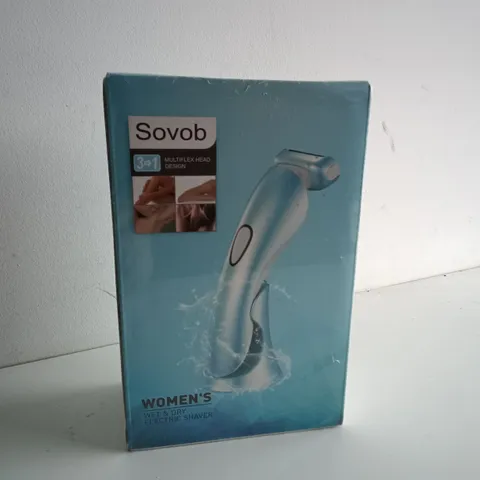 BOXED SOVOB WOMENS WET&DRY ELECTRIC SHAVER 