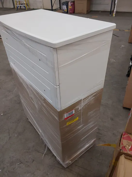 BOXED SAXENA 5-DRAWER CHEST OF DRAWERS - WHITE (1 BOX)