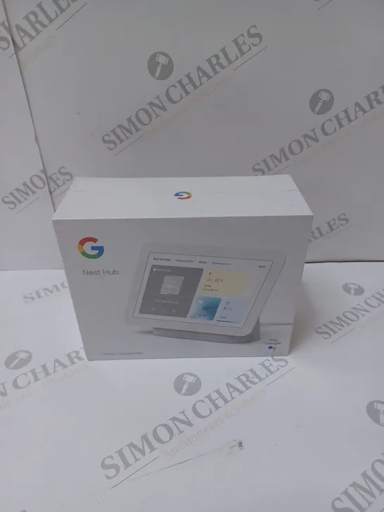 BRAND NEW BOXED GOOGLE NEST HUB 2ND GEN SMART SPEAKER WITH SCREEN - CHALK 