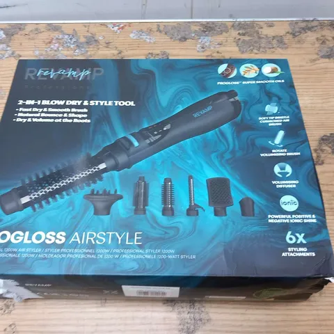 BOXED REVAMP PROGLOSS AIRSTYLE PROFESSIONAL 1200W AIR STYLER