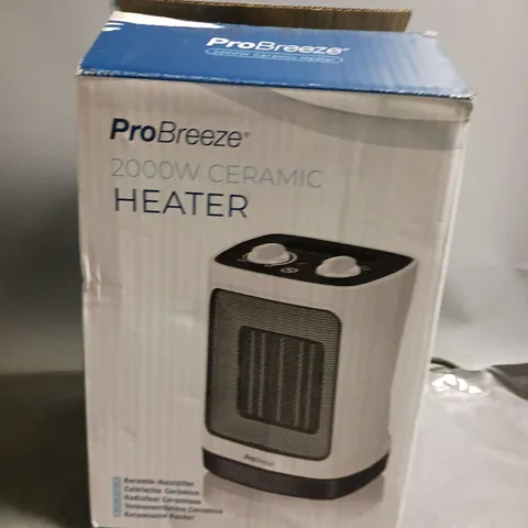 BOXED PROBREEZE 2000W CERAMIC HEATER