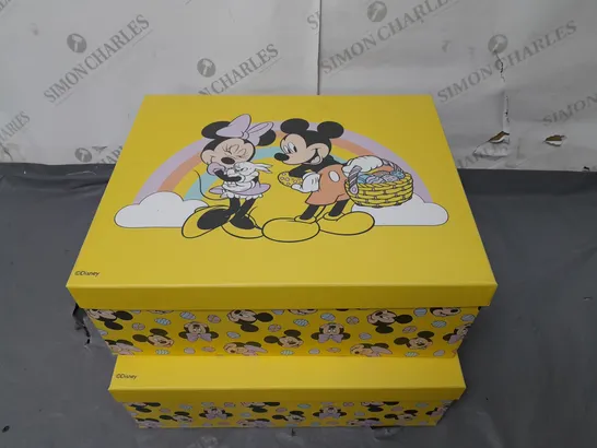 LOT OF 4 BRAND NEW MICKEY MOUSE THEMED LARGE BOXES