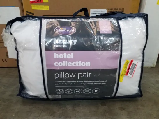 SILENTNIGHT HOTEL COLLECTION LUXURY PIPED PILLOW