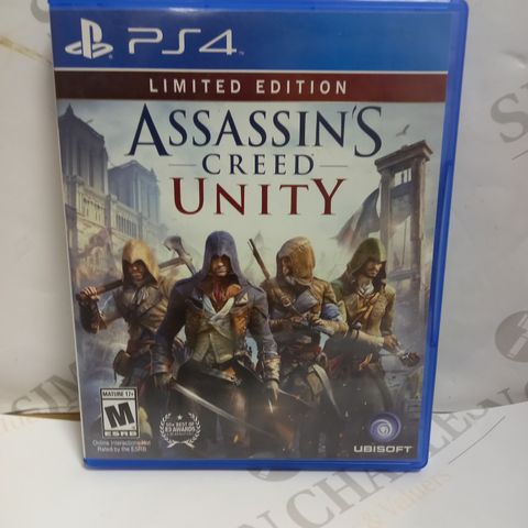 ASSASSIN'S CREED UNITY LIMITED EDITION PLAYSTATION 4 GAME