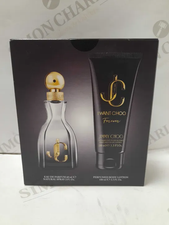 JIMMY CHOO I WANT CHOO FOREVER 60ML EAU DE PARFUM GIFT SET 