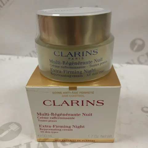 CLARINS PARIS EXTRA-FIRMING NIGHT CREAM - ALL SKIN TYPES 50 ML