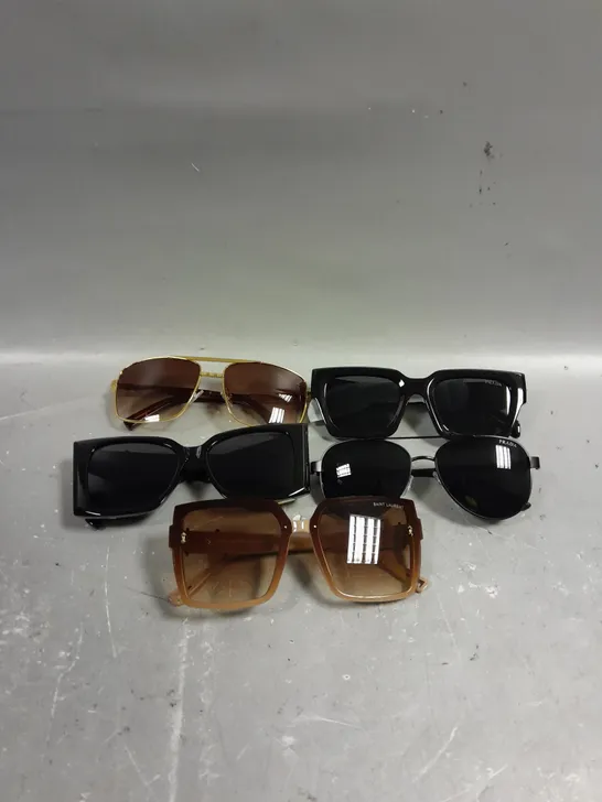 APPROXIMATELY 20 ASSORTED SUNGLASSES IN VARIOUS STYLES & BRANDS 