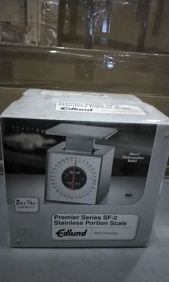 EDLUND PREMIER SERIES SF-2 STAINLESS PORTION SCALE WITH FIXED DIAL