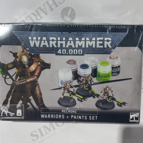 WARHAMMER 40K NECRONS WARRIORS + PAINTS SET