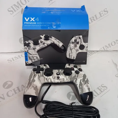 BOXED PS4 PREMIUM WIRED CAMO CONTROLLER