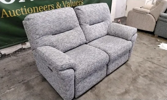 QUALITY BRITISH DESIGNED & MANUFACTURED G PLAN SEATTLE 2.5 SEATER POWER RECLINER SOFA REMCO SLATE FABRIC