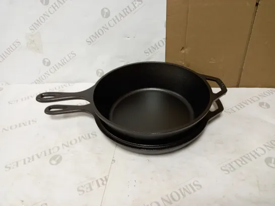 LODGE 3.2 QUART PRE-SEASONED CAST IRON COMBO COOKER