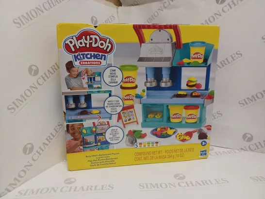 PLAY-DOH KITCHEN CREATIONS BUSY CHEF'S RESTAURANT PLAYSET RRP £24.99