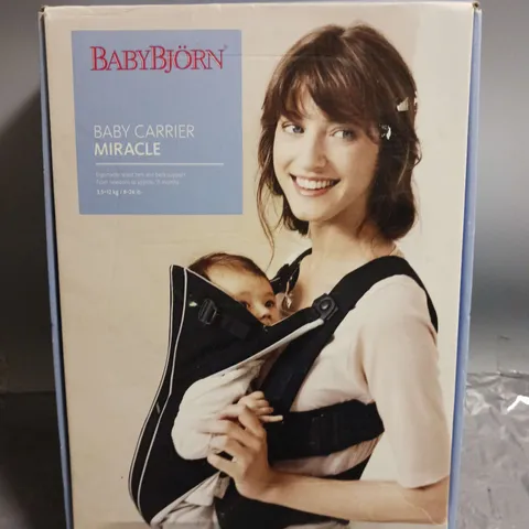 BOXED BABY BJORN BABY CARRIER MIRACLE