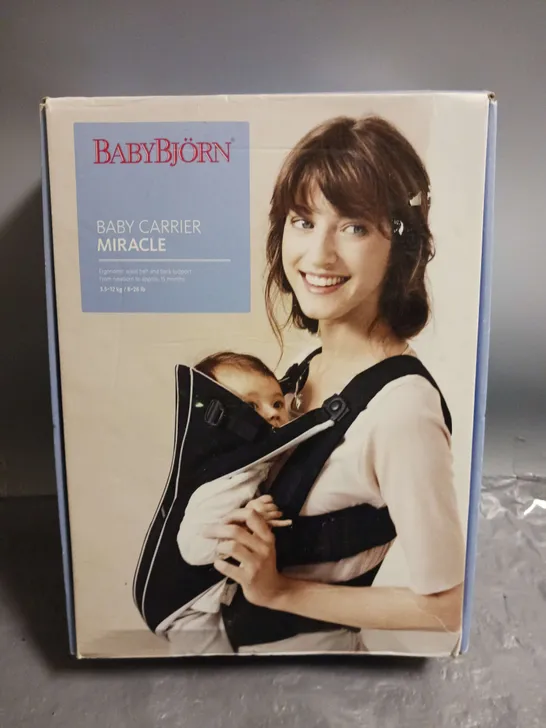 BOXED BABY BJORN BABY CARRIER MIRACLE