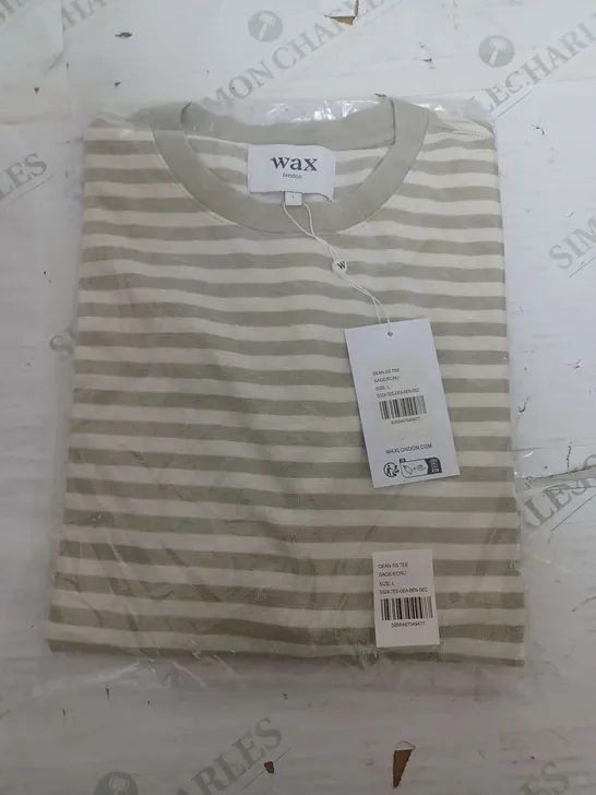 SEALED WAV LONDON DEAN SS TEE IN SAGE - LARGE