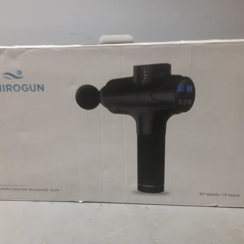 BOXED CHIROGUN PERCUSSION MASSAGE GUN