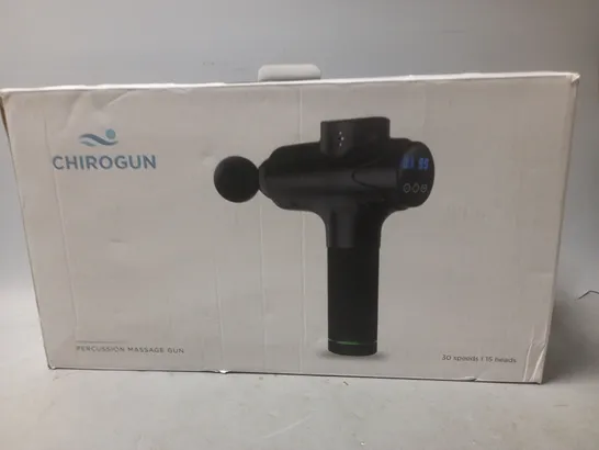 BOXED CHIROGUN PERCUSSION MASSAGE GUN