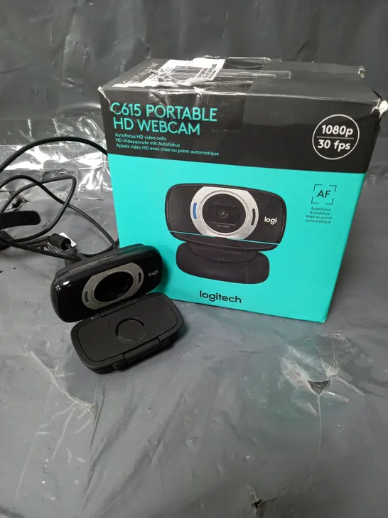 BOXED LOGITECH C615 PORTABLE HD WEBCAM 