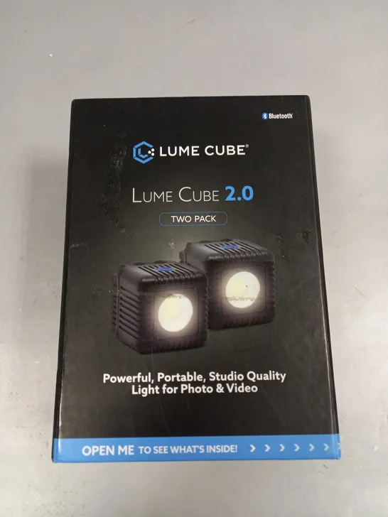 LUME CUBE 2.0 WATERPROOF LED LIGHT 2 PACK