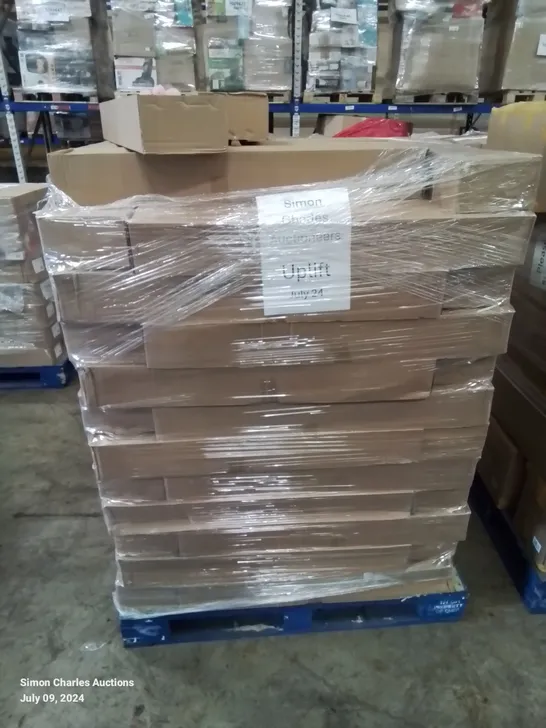 PALLET CONTAINING APPROXIMATELY 60 BOXES OF PINK POM POM STEMS