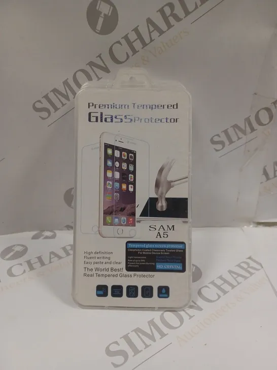 BOX OF 5 TEMPERED GLASS MOBILE SCREEN PROTECTORS