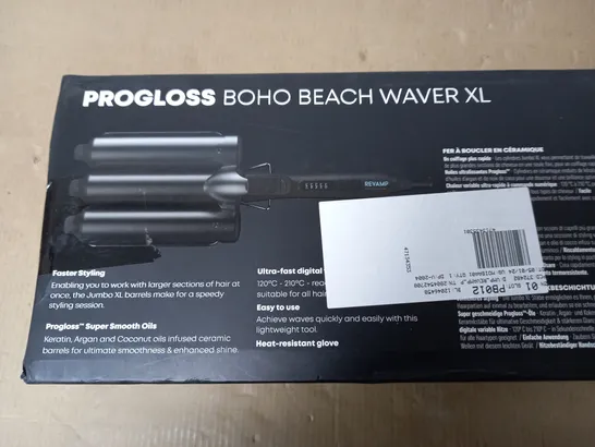 BOXED REVAMP PROGLOSS BOHO BEACH WAVER XL