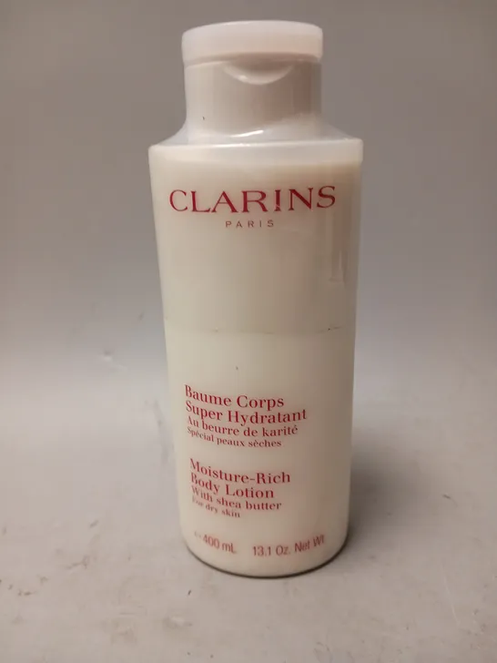 SEALED CLARINS MOISTURE-RICH BODY LOTION 400ML 