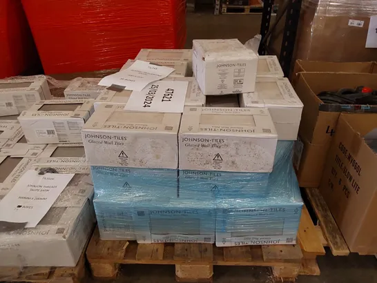 PALLET OF CLASSIC TRAVERTINE SATIN TILES,297 X 197 X 8MM, APPROXIMATELY 36 BOXES 