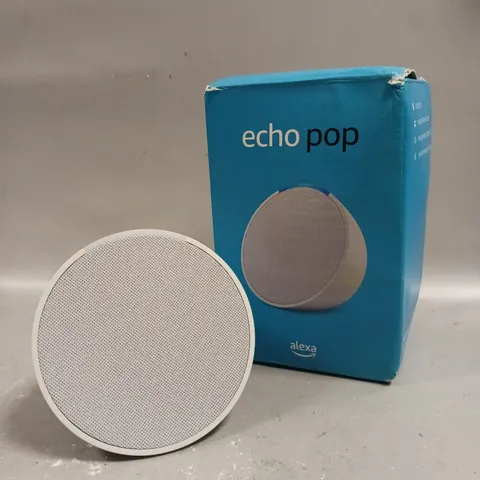 BOXED AMAZON ECHO POP SMART SPEAKER 